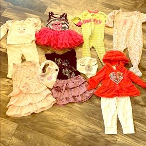 12 months baby girl Summer bundle❤️